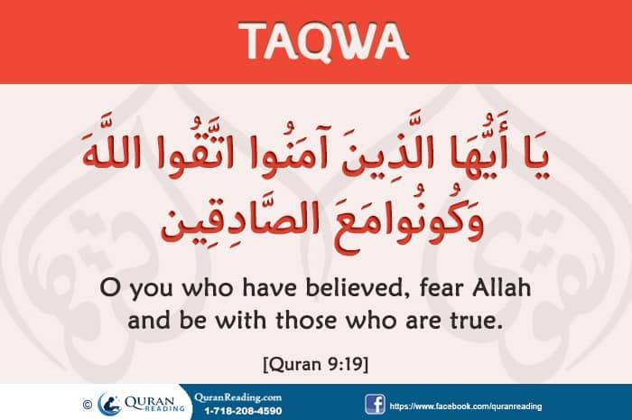 Importance of Taqwa in Islam and its Benefits from Quran