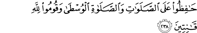 From this ayah of Quran it can be inferred that the guarding of Salah means protecting them by offering them at their given time